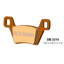 DELTA BRAKING КОЛОДКИ ДИСКОВІ ТОРМОЗНІ KH600 ПЕРІД KYMCO MXU 500 '09-'14, MXU 550 '10-'21, MXU/UXV 700 '13-'21,