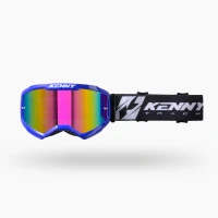 KENNY RACING ОКУЛЯРИ TRACK KOMBAT +  РОЗМІР BLUE КОЛІР СИНІЙ СКЛО ЗЕРКАЛО IRIDIUM