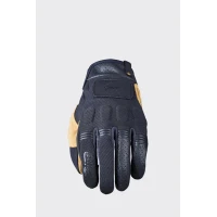 FIVE GLOVES РУКАВИЦІ SKORZANO-TEKSTYLNE SCRAMBLER КОЛІР CZARNY/BEZOWY РОЗМІР 9 (M)