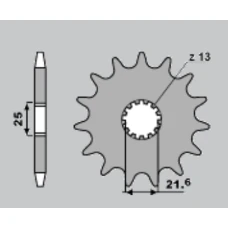 PBR ЗІРОЧКА ПЕРІД 566 14 18NC SUZUKI GS/GSF/GSXR (JTF566.14) (LANC. 530)