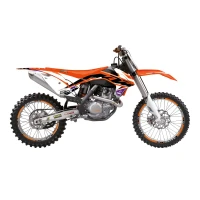 BLACKBIRD КОМПЛЕКТ НАЛІПОК (OKLEIN) KTM SX/SX-F '13-'15, EXC/EXC-F '14-'16, DREAM 5VCHROME EFX КОЛІР КОЛІР ПОМАРАНЧ ЧОРНИЙ