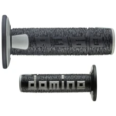 DOMINO ПЕРЕМИКАЧІ (GRIPY) ВИКЛЮЧЕНИЙ ROAD НОВИЙ LAMELAR DWUSKLADNIKOWE КОЛІР ЧОРНИЙ/СІРИЙ
