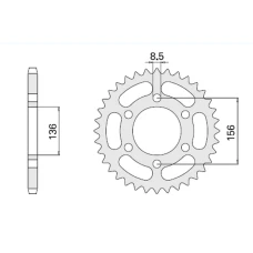 CHT ЗІРОЧКА ЗАД 830 46 HUSQVARNATE 610 (817-46)