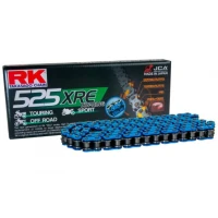 RK ЛАНЦЮГ ПРИВІДНИЙ BB525XRE-124 (XW-RING) КРИШКА (CLF) W КОМПЛЕКТІ КОЛІР СИНІЙ