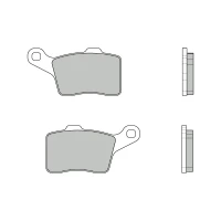 BREMBO BRAKEPADS SKI-DOO/LYNX