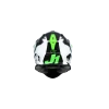 JUST1 ШОЛОМ J-18 F HEXA ЗЕЛЕНИЙ FLUO\/WHITE\/TITANIUM S - зображення 2