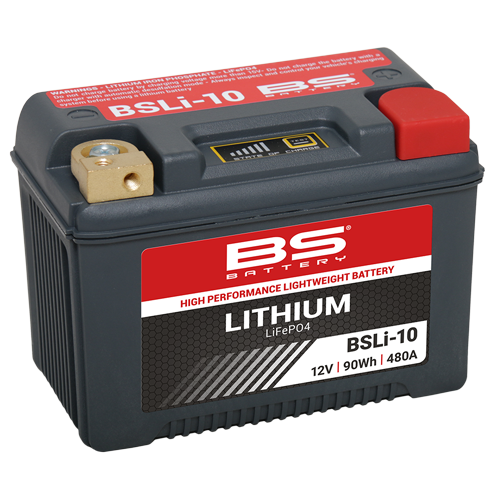 BS АКУМУЛЯТОР LITOWO-JONOWY ZE WSKAZNIKIEM NALADOWANIA LIFEPO4 BSLI-10 (148X86X105) (12,8V,480A,90WH,7,5AH) (YTX16HL,YTX20HL,YTX20CHL,YTX16L-BS,YTX16L-BS-1,YTX20L-BS,YTX20CHL-BS,YB16L-B,YB16BL-A\/A1,HYB16AL-A\/AB,YB18L-A) (4) - зображення 1