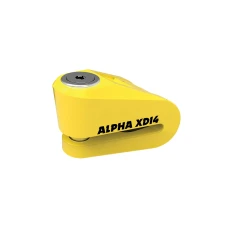 OXFORD БЛОК ТОРМОЗА ДИСКА ALPHA XD14, СТЕРЖЕНЬ 14MM КОЛІР ЖОВТИЙ