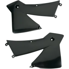 UFO КРИШКИ РАДІАТОРА KTM SX '01-'04, EXC '03-'04 КОЛІР ЧОРНИЙ