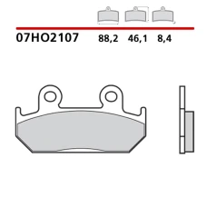 BREMBO 2026/03 КОЛОДКИ ДИСКОВІ ТОРМОЗНІ KH203 GENUINE КАРБОН CERAMIC (POLMETALICZNE MIESZANKA OEM) ПЕРІД/ЗАД