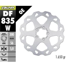 GALFER ДИСК ТОРМОЗНИЙ ПЕРІД HARLEY-DAVIDSON (300X56X5) (W FIXED)