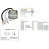 DZE РЕГУЛЯТОР НАПРУГИ HONDA CB750 FOUR 69-78, CB350\/400\/500\/550 FOUR 71-78 (ESR240) - зображення 2