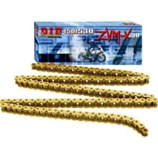 DID 50(530)ZVMXG&G-104 ЛАНЦЮГ ЗОЛОТИЙ / ЗОЛОТИЙ (104 ЛАНКИ) X-RING (50ZVMXGG104)(50ZVMXGB-104)(OTWARTY + КРИШКА) (50ZVMXGG-104) - ПРОДАЖА