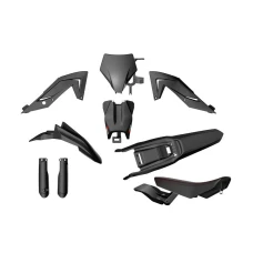 RACETECH (RTECH) 2025/12 КОМПЛЕКТ ПЛАСТІКОВ Z OSLONAMI ТЕЛЕСКОПІЧНИЙ I SIEDZENIEM TALARIA STING MX4 / MX5 / TL 4000 / 5500 '23-'25 КОЛІР ЧОРНИЙ