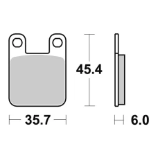 SBS BRAKEPADS КЕРАМІЧНІ (559HF)