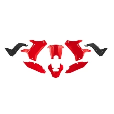 RACETECH (RTECH) 2023/12 КОМПЛЕКТ ПЛАСТІКОВ (БЕЗ ПЕРІД КРИЛА) T7 REVOLUTION YAMAHA TENERE 700 '19-'24 КОЛІР ЧЕРВОНИЙ/ЧОРНИЙ