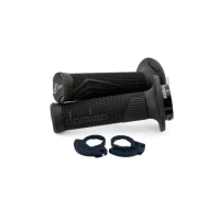 DOMINO ПЕРЕМИКАЧІ (GRIPY) ВИКЛЮЧЕНИЙ ROAD D-LOCK NA ОДНА ТРОС 2T (Z ADAPTERAMI ROLGAZU - KTM, HUSQVARNA, GASGAS, HONDA, KAWASAKI, SUZUKI, YAMAHA I ІНШІ) КОЛІР ЧОРНИЙ