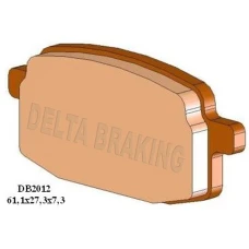 DELTA BRAKING КОЛОДКИ ДИСКОВІ ТОРМОЗНІ KH169 ПЕРІД ADLY SILVER/FOX 50 '01-'05, PEUGEOT CLIC 50 '08-'11, YAMAHA YA 100 GRAND AXIS '05, YW 100T '96, BETA 125R