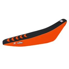 BLACKBIRD ПОКРИВКА/ПОКРИВКА NA СИДІННЯ KTM SX-SXF '07-'10, EXC '08-'11 DOUBLE GRIP 3, КОЛІР ЧОРНИЙ/ПОМАРАНЧЕВИЙ