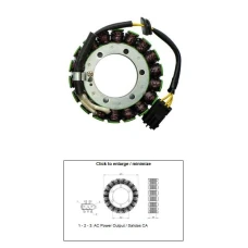 DZE UZWOJENIE ГЕНЕРАТОР STATOR BMW F 650GS '08-'12; F 700GS '12-'17; F 800R '10-'18; F 800ST '07-'12; F 800GT '13-'18; F 800GS ADVENTURE '13-'17