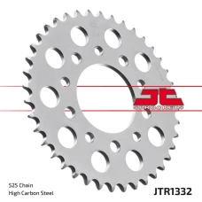 JT ЗІРОЧКА ЗАД 4350 42 HONDA CB400, TRIUMPH 800 AMERICA,SPEEDMASTER '03-'06, 865 AMERICA '07-'15 (435042JT) (LANC. 525) КОЛІР СРІБНИЙ