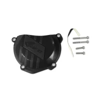 UFO 2025/11 ЗАХИСТ КРИШКИ КОМПЛЕКТА СЦЕПЛЕННЯ KTM SXF (SX-F) 250 / 350 '16-'21, EXC 250 / 350 '17-'21, HUSQVARNA FC 250 / 350 '16-'21, FE 250 / 350 '17-'21 КОЛІР ЧОРНИЙ
