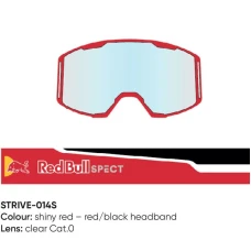 SPECT ЧЕРВОНА BULL STRIVE MX GOGGLES ОДИНАРНИЙ ЛІНЗА ЧЕРВОНА/BLACK ЧИСТИЙ