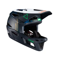 LEATT (НОВИНКА 2024) ШОЛОМ ВЕЛОСИПЕДИ MTB GRAVITY 4.0 V24 HELMET JUNGLE КОЛІР GRANATOWY/BIALY РОЗМІР L (59-60 CM)