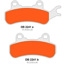 DELTA BRAKING КОЛОДКИ ДИСКОВІ ТОРМОЗНІ KH682 TYL/PRZOD ЛІВИЙ CAN-AM DEFENDER/TRAXTER 800 '16-'21, MAVERIC 800/900 '18-'21, COMMANDER 1000 '21-'22