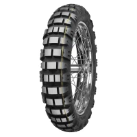 MITAS ШИНА 120/90-17 E-09 64R TL DAKAR (ЖОВТИЙ РЕМІНЬ) ЗАД DOT 05-14/2022 (24131)
