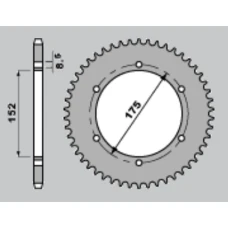 ЗАДНЯ ЗІРКА JR 844 55 YAMAHA DT 125R '88-'92
