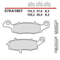 BREMBO 2026/03 КОЛОДКИ ДИСКОВІ ТОРМОЗНІ KH231 GENUINE КАРБОН CERAMIC (POLMETALICZNE MIESZANKA OEM) ПЕРІД/ЗАД