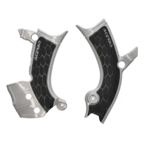 ACERBIS КРИШКИ РАМИ X-GRIP YAMAHA YZ 250 F '24-'26 ( YZF 250 ), YZ 450 F '23-'26 ( YZF 450 ), FANTIC XXF 250 / 450 '26, XEF 250 / 310 / 450 '26 КОЛІР СІРИЙ / ЧОРНИЙ