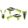 BLACKBIRD КОМПЛЕКТ НАЛІПОК (OKLEIN) + ПОКРИВКА\/ПОКРИВКА NA СИДІННЯ KAWASAKI KXF 250 '17-'20, DREAM 4 КОЛІР ZIELONY\/CZARNY - зображення 2