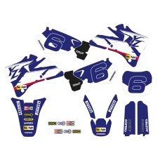 BLACKBIRD КОМПЛЕКТ НАЛІПОК (OKLEIN) YAMAHA YZ 125/250 '96-'01 REPLICA TEAM YAMAHA 1998