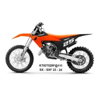 UFO 2025/04 КОМПЛЕКТ ПЛАСТІКОВ (ПОВНИЙ KIT) Z OSLONAMI ТЕЛЕСКОПІЧНИЙ (АМОРТИЗАТОРІВ) KTM SX 125 / 250 / 300 TBI '23-'24, SX-F 250 / 350 / 450 '23-'24 КОЛІР КОЛІР ПОМАРАНЧ / ЧОРНИЙ / БІЛИЙ