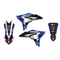 BLACKBIRD КОМПЛЕКТ НАЛІПОК (OKLEIN) YAMAHA WRF450F '12-'15, DREAM 4 КОЛІР СИНІЙ/ЧОРНИЙ