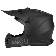 AMOQ METEOR V2 JNR MX ШОЛОМ BLACKOUT YL (51-52)