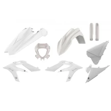 POLISPORT КОМПЛЕКТ ПЛАСТІКОВ BETA X-TRAINER '20-'22 W КОМПЛЕКТІ ЗАХИСТ ФАРИ (8667300001) I КРИШКИ АМОТРТИЗАТОРІВ (8398700001) КОЛІР БІЛИЙ