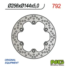 NG ДИСК ТОРМОЗНИЙ ЗАД HONDA XL 1000V 03-11, CBR 1100XX 97-04, X11 00-03, VFR 750F 86-89 (256X144X5 MM) (6X10,5 MM)