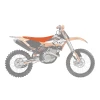BLACKBIRD ПОКРИВКА\/ПОКРИВКА NA СИДІННЯ KTM SX-SXF '07-'10, EXC '08-'11 DOUBLE GRIP 3, КОЛІР ЧОРНИЙ\/ПОМАРАНЧЕВИЙ - зображення 2