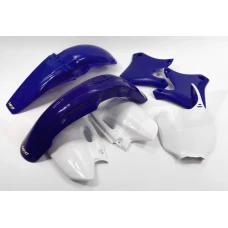 UFO КОМПЛЕКТ ПЛАСТІКОВ YAMAHA YZF 250 '01-'02 КОЛІР OEM (БІЛИЙ/СИНІЙ) (YA303E999)