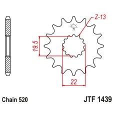 JT ЗІРОЧКА ПЕРІД 4103 15 SUZUKI LT 160 '89-'01, LT 230 '86-'93 (410315JT) (LANC. 520)