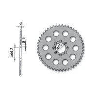 FORTE ЗАДНЬОЇ SPROCKET, 48 ЗУБІВ (420), Ø44MM, MBK X-LIMIT 98-03 / YAMAHA DT50 -03