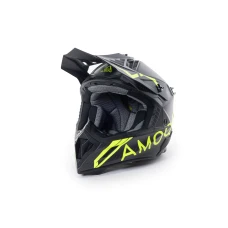 AMOQ FRICTION MIPS КАРБОНОВОГО ШОЛОМ BLACK/HIVIS 2XL