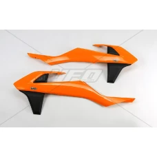 UFO КРИШКИ РАДІАТОРА KTM SX/SXF 16-18, EXC/EXCF 17-19 КОЛІР OEM (Z WYJATKIEM SX 250 '16) (ОРАНЖЕВИЙ/ЧОРНИЙ)