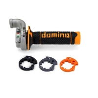 DOMINO ROLGAZ КОМПЛЕКТНИЙ ВИКЛЮЧЕНИЙ ROAD KTM/HUSQVARNA/GASGAS 4T КОЛІР ЧОРНИЙ/ПОМАРАНЧЕВИЙ
