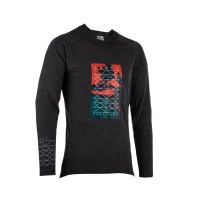 LEATT (НОВИНКА 2023) СОРОЧКА ROWEROWA MTB GRAVITY 2.0 JERSEY BLACK КОЛІР ЧОРНИЙ РОЗМІР L