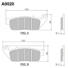 NISSIN 2024\/10 КОЛОДКИ ДИСКОВІ ТОРМОЗНІ KH142 \/ KH226 ПРЕМІУМ-КЛАС SEMI-METALLIC (SPIEK METALICZNY) (ECE R90) (MADE IN JAPAN) - зображення 1