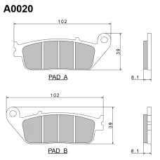 NISSIN 2024/10 КОЛОДКИ ДИСКОВІ ТОРМОЗНІ KH142 / KH226 ПРЕМІУМ-КЛАС SEMI-METALLIC (SPIEK METALICZNY) (ECE R90) (MADE IN JAPAN)